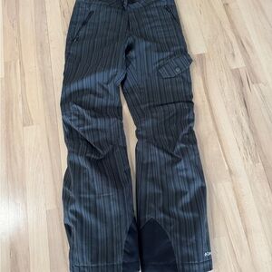 Columbia Gray Patterned omnitech ski/board pants